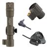 Z-BOLT Dual Switch Cable Port Tailcap for 3V/6V Malkoff, Blazer LEP & LED 18350/18650 Light Bodies & Surefire M300/340/M600/640DF Lights - Matches Surefire Tan Finish (DS00 Type Functionality) view 2