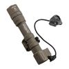 Z-BOLT Dual Switch Cable Port Tailcap for 3V/6V Malkoff, Blazer LEP & LED 18350/18650 Light Bodies & Surefire M300/340/M600/640DF Lights - Matches Surefire Tan Finish (DS00 Type Functionality) view 3
