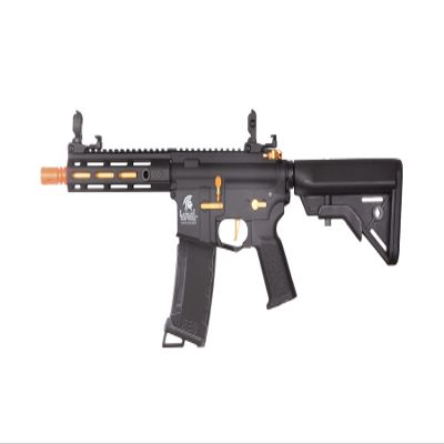 Lancer Tactical Gen 3 Lightweight Durable Polymer M4 Airsoft MLOK AEG w/High Speed Mid Cap with Programmable Fast Trigger (ETU & MOSFET)