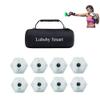 Lubeby Smart Reaction Lights Training Speed Agility Training Lights for Boxing Soccer Basketball Training (8 Pack/Set) view 1
