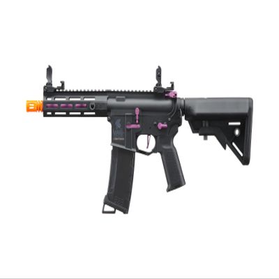 Lancer Tactical Gen 3 Lightweight Durable Polymer M4 Airsoft MLOK AEG w/High Speed Mid Cap with Programmable Fast Trigger (ETU & MOSFET)