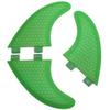 VBESTLIFE Surfboard Fins, 3PCS Green G3 G5 G7 Surf Fins Surfboard Fiberglass Set Thruster (G5) view 2