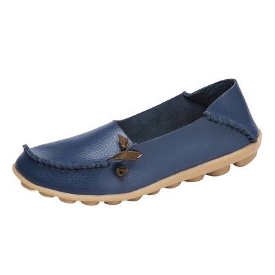 CsgrFagr Fashion Womens Breathable Lace Up Shoes Flats Casual Shoes Mens Casual Walking Shoes (Dark Blue, 8.5)