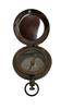 Antique Nautical Brass Compass with Leather Ship Design Magnetic Compass Navigational & Directional Gift Tool for Hiking Trekking Travelling & Camping by Nexus Centre view 1