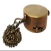 Antique Nautical Brass Compass Handmade Brass Nautical Compass with Stamped Leather Case Navigational & Directional Gift Tool for Hiking Trekking Travelling & Camping by Nexus Centre view 4