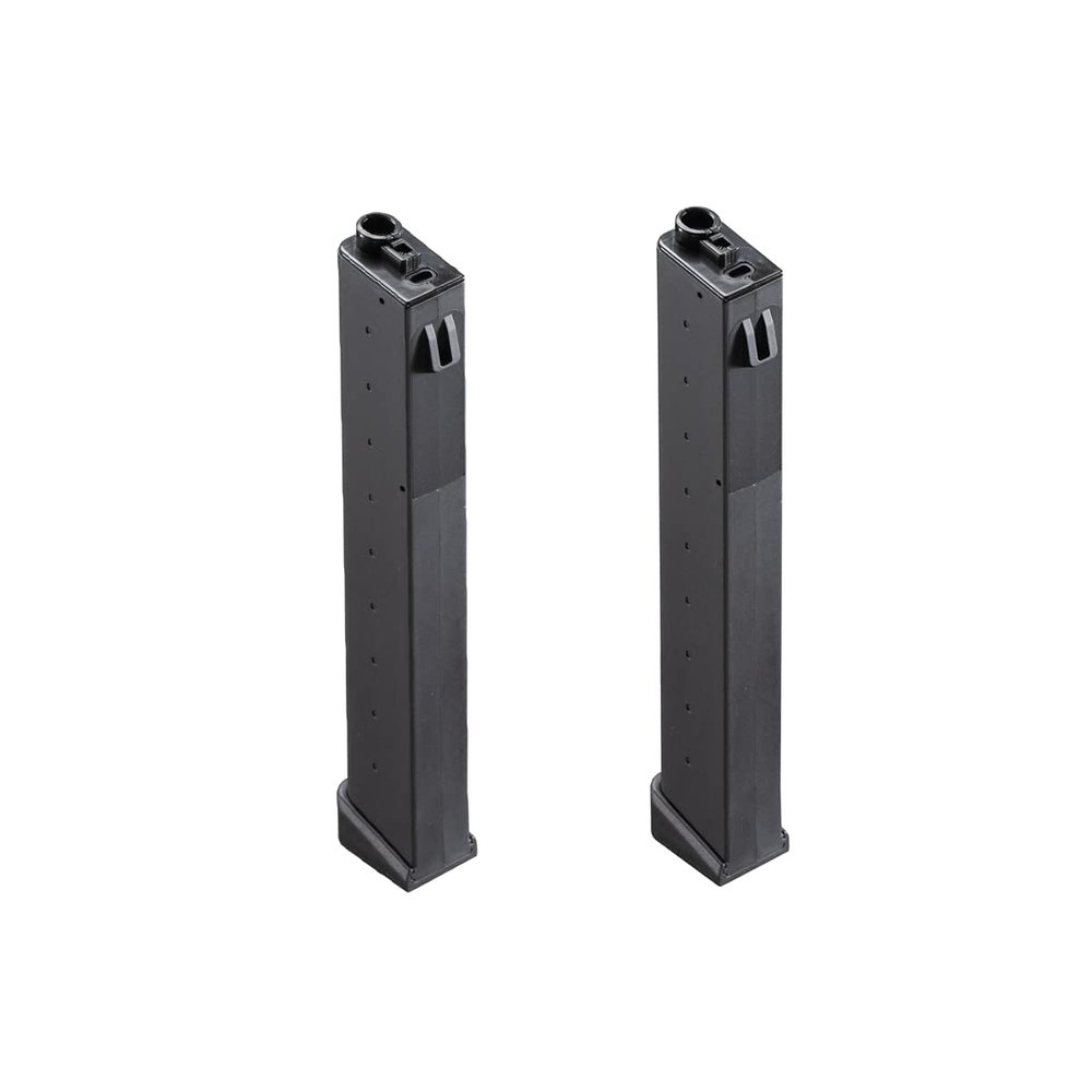 Lancer Tactical LT-35 120 Round 9mm Mid-Capacity Magazine for Battle X CQB 9mm (Color: Black) (2)