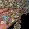100% Natural Ethiopian 8MM TO 12MM Welo Opal Oval Cabochon Stone , 5 PCS Birthstone, Jewelry Making Gemstone, Ultra Fire Striking Opal view 3