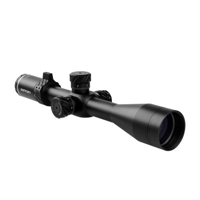 Riton Optics Series 3 Conquer 6-24x50 Riflescope - First Focal Plane HD Glass Illuminated Reticle with Integrated Removable Two Location Three Available Height Throw Levers