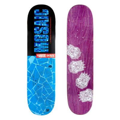 Habitat Skateboard Deck Mosaic 20 Black 8.125"