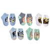 Bluey Boys Quarter Socks, Grey, Medium US view 2