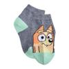 Bluey Boys Quarter Socks, Grey, Medium US view 4