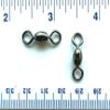 100 Gerry's Tackle Black Crane Fishing Swivels Size 1/0 (140 lbs. Test) view 1