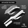 ROKNE Curve Classic Pickleball Paddle, USAPA Approved Pickle Ball Rackets, ProGrit Texture, Max Spin & Control, Comfort Cushion Grip, Long Handle, Fiberglass, Includes Paddle Cover view 2