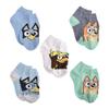 Bluey Boys Quarter Socks, Grey, Small US view 1