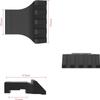 TPO 45 Degree Offset Mount Low Profile Picatinny Offset Mount for Flashlight Laser Sights Optics (4 SLOT-1PC-BLACK) MT4502-4 view 3