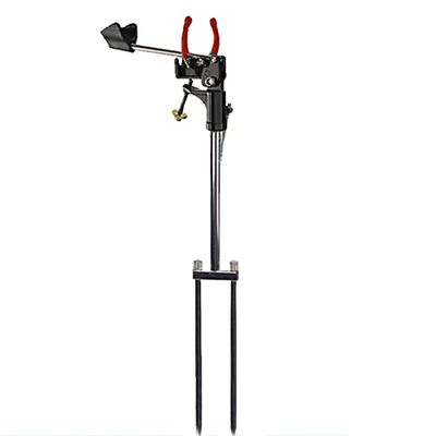 DYPASA Vertical Fishing Rod Holder Metal Fishing Rod Stand Automatic Hold Fishing Gun Stand Sea Rod Hand Sea Two-Purpose Universal Object Stand Raft Fishing Wall Mounted Fishing Rod Rack