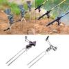 DYPASA Vertical Fishing Rod Holder Fishing Rod Holder Adjustable Fishing Rods Fix Rod Holder Folding Fish Rod Stand Wall Mounted Fishing Rod Rack (Color : Brass) view 3