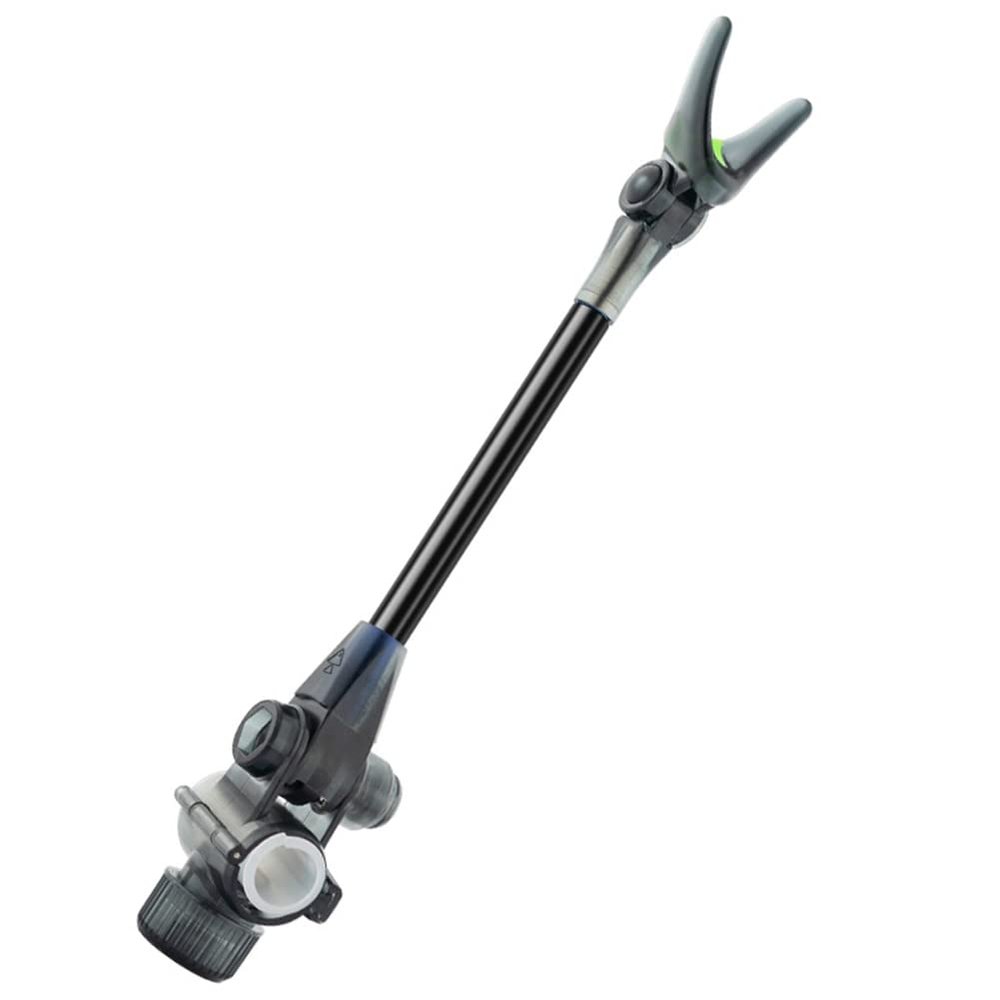 DYPASA Vertical Fishing Rod Holder Telescopic Fishing Rod Holder Adjustable Fishing Pole Travel Stand Bracket Telescoping Hand Rod Holder Fishing Tool Wall Mounted Fishing Rod Rack (Color : Black)