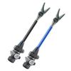 DYPASA Vertical Fishing Rod Holder Telescopic Fishing Rod Holder Adjustable Fishing Pole Travel Stand Bracket Telescoping Hand Rod Holder Fishing Tool Wall Mounted Fishing Rod Rack (Color : Black) view 2