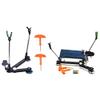 DYPASA Vertical Fishing Rod Holder Ice Fishing Pole Support Bracket Stand with Light Compression Resistance Metal Fishing Rod Holder Wall Mounted Fishing Rod Rack view 2