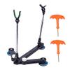 DYPASA Vertical Fishing Rod Holder Ice Fishing Pole Support Bracket Stand with Light Compression Resistance Metal Fishing Rod Holder Wall Mounted Fishing Rod Rack view 3