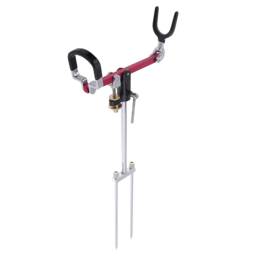 DYPASA Vertical Fishing Rod Holder Foldable Ground Insert Fishing Rod Stand Bracket Universal Pole Rest Support Wall Mounted Fishing Rod Rack