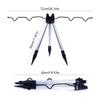 DYPASA Vertical Fishing Rod Holder Telescopic Fishing Rods Holder Fishing Pole Bracket Stand Collapsible Tripod Stand Sea Fishing Pole Bracket Wall Mounted Fishing Rod Rack view 2