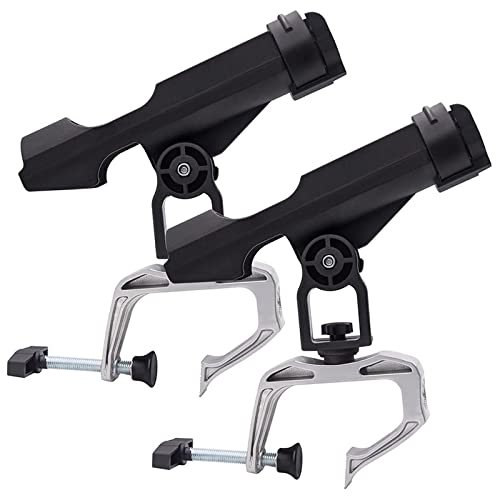 DYPASA Vertical Fishing Rod Holder Fishing Boat Rod Holder Fishing Rod Pole Stand Rack Adjustable Fishing Pole Rod Holder Racks Bracket Wall Mounted Fishing Rod Rack