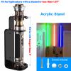 Cosmos 1 Pc Lightsaber Wall Mount Stand Light Saber Display Rack Wall Holder, Acrylic Lightsaber Display Stand Lightsabers Holder Compatible with Most Lightsabers- Screw Hardware Included (Solid Black - 5 cm Dia.) view 2