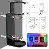 Cosmos 1 Pc Lightsaber Wall Mount Stand Light Saber Display Rack Wall Holder, Acrylic Lightsaber Display Stand Lightsabers Holder Compatible with Most Lightsabers- Screw Hardware Included (Solid Black - 5 cm Dia.) view 4