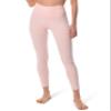 YUNOGA Women's High Waisted Workout Leggings 25" Inseam Ultra Soft Tummy Control Yoga Pants (L, Pink Sude) view 1
