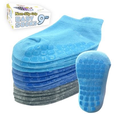 Simply Kids Baby Socks with Grips 12-18 Months Grippy Toddlers 12-24 2t Grippers 1-3 Years