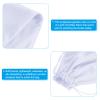 PATIKIL Ski Goggle Bag, 7.1"x10.6" Microfiber Snow Goggles Case Cover Soft Storage Sleeve Drawstring Pouch for Sunglasses Glasses Eyeglasses Camera Lenses White view 3
