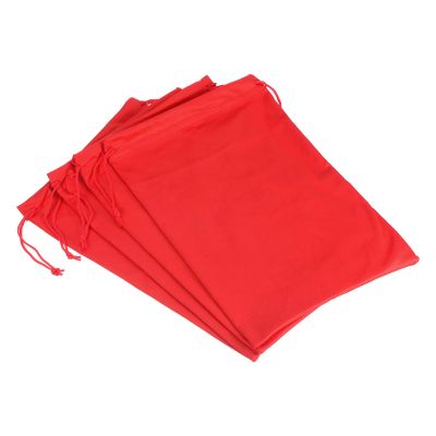 PATIKIL Ski Goggle Bag, 4 Pack 7.1"x10.6" Microfiber Snow Goggles Case Cover Soft Storage Sleeve Drawstring Pouch for Sunglasses Glasses Eyeglasses Camera Lenses Red