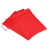 PATIKIL Ski Goggle Bag, 4 Pack 7.1"x10.6" Microfiber Snow Goggles Case Cover Soft Storage Sleeve Drawstring Pouch for Sunglasses Glasses Eyeglasses Camera Lenses Red view 1