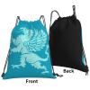 Qauirfe Griffin Coat Of Arms Outdoor Drawstring Bags Gym Bag Fashion Simple, Suitable For Men And Women, Young And Old view 3