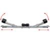 YAFF Adjustable Boat Trailer Support Bracket with Keel Rollers - Premium Zinc-Coated Steel for Boats 2'7"4' Wide - Essential for Secure and Stable Support view 4