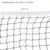 PATIKIL 20x2.5ft Badminton Net, Badminton Court Netting Replacement 0.71x0.71 Mesh with Box for Outdoor Indoor Beach Backyard, Black view 2