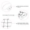 PATIKIL 20x2.5ft Badminton Net, Badminton Court Netting Replacement 0.71x0.71 Mesh with Box for Outdoor Indoor Beach Backyard, Black view 4
