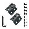 CG GEARS Offset Light/Optic Mount for MLOCK, Polymer Rail Section Mounts Compatible with Picatinny Rails (1 Slot P-Rail Mount 2pcs) view 1