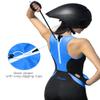 Santic Women's Triathlon-Suit Tri Suits Sleeveless One Piece Swimsuit with Padded Quick-Drying Back Zipper(Blue,XL) view 3