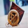 Antique Nautical Brass Compass with Wooden Box Antiqued Brass Poem Compass Navigational & Directional Gift Tool for Hiking Trekking Travelling & Camping by Nexus Centre view 2