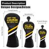 Golf Club Head Cover May The Course Be with You (3pcs(DR+FW+UT)) view 3
