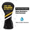 Golf Club Head Cover May The Course Be with You (3pcs(DR+FW+UT)) view 4