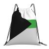 Qauirfe Demiromantic Pride Flag Lgbtq Outdoor Drawstring Bags Gym Bag Fashion Simple, Suitable For Men And Women, Young And Old view 1