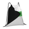 Qauirfe Demiromantic Pride Flag Lgbtq Outdoor Drawstring Bags Gym Bag Fashion Simple, Suitable For Men And Women, Young And Old view 2