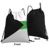 Qauirfe Demiromantic Pride Flag Lgbtq Outdoor Drawstring Bags Gym Bag Fashion Simple, Suitable For Men And Women, Young And Old view 3