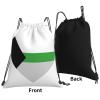 Qauirfe Demiromantic Pride Flag Love Lgbtq Outdoor Drawstring Bags Gym Bag Fashion Simple, Suitable For Men And Women, Young And Old view 3