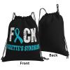 Qauirfe Fuck Tourettes Syndrome Awareness Ribbon Outdoor Drawstring Bags Gym Bag Fashion Simple, Suitable For Men And Women, Young And Old view 3