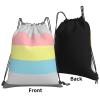 Qauirfe Demiflux Pride Flag Lgbtq Outdoor Drawstring Bags Gym Bag Fashion Simple, Suitable For Men And Women, Young And Old view 3